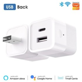 Tuya WiFi inteligente/zigbee Micro USB tipo C adaptador interruptor 5V