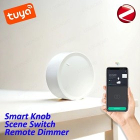 Tuya ZigBee-interruptor de perilla inteligente, botón de escena de emp