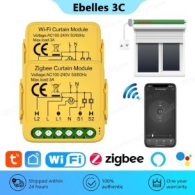 Módulo de interruptor de cortina inteligente Tuya Zigbee, conexión WiF