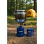 Hornillo de Camping Portátil con 3 Cartuchos de Gas Butano 190g Cocina de Exterior para Acampada, Playa y Montaña