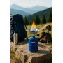 Hornillo de Camping Portátil con 3 Cartuchos de Gas Butano 190g Cocina de Exterior para Acampada, Playa y Montaña