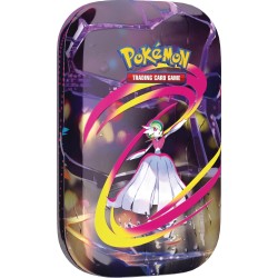 Pokémon: Minilata Megahéroes de Mega-Gardevoir de JCC Pokémon (1 Pegatina, 1 Tarjeta ilustrada y 2 Sobres de Mejora)