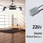 Interruptor de luz inteligente, Detector de Sensor de sonido, interrup