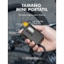 GPUTEK Bomba De Bicicleta Eléctrica, Bomba De Aire Portátil De Alta Presión De 120 PSI para Bicicletas Pequeñas con Medidor