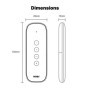 Tuya ZigBee3.0 interruptor de escena inteligente 4 botones portátil in
