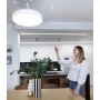 DUPI COSMOS Ceiling Fan with LED Light | Silent DC Motor | Summer and Winter Function | 6 Speeds | Programmable | Retractable