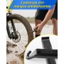 Beanewone Parches Bicicleta, Kit Repara Pinchazos Bicicleta con 18Parches, 2 Soluciones de Goma, Palanca para Neumáticos y Lima