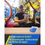 Beanewone Parches Bicicleta, Kit Repara Pinchazos Bicicleta con 18Parches, 2 Soluciones de Goma, Palanca para Neumáticos y Lima