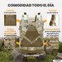unycos - Mochila Táctica Militar45Lcon Sistema Molle, Tela Oxford 900D Resistente, Bolsillos para 3 Días de Emergencias, Caza,