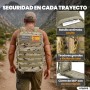 unycos - Mochila Táctica Militar45Lcon Sistema Molle, Tela Oxford 900D Resistente, Bolsillos para 3 Días de Emergencias, Caza,