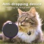 Mini rastreador GPS con Bluetooth 5,0, dispositivo antipérdida con eti