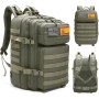 unycos - Mochila Táctica Militar45Lcon Sistema Molle, Tela Oxford 900D Resistente, Bolsillos para 3 Días de Emergencias, Caza,
