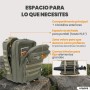 unycos - Mochila Táctica Militar45Lcon Sistema Molle, Tela Oxford 900D Resistente, Bolsillos para 3 Días de Emergencias, Caza,