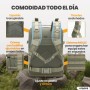 unycos - Mochila Táctica Militar45Lcon Sistema Molle, Tela Oxford 900D Resistente, Bolsillos para 3 Días de Emergencias, Caza,