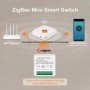 Tuya Zigbee 3,0 Mini interruptor inteligente DIY Control de vía hogar 