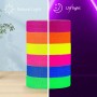 Baroce 6 Rollos Adhesiva Fluorescente, Neón Gaffer Tape, 5 M X 15 mm Cinta Adhesiva Decorativa para Fiesta Neon, Cumpleaños,