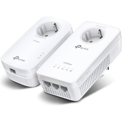 TP-Link TL-WPA8631P Kit - Repetidor WiFi PLC, Powerline WiFi AC1200 en 2.4GHz/5GHz, 3xPuerto Gigabit + 1xPuerto Gigabit, Enchufe