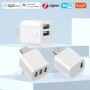 Tuya WiFi inteligente/Zigbee Micro 1 2 3 interruptor adaptador USB 5V 