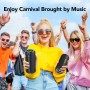 TIMU Altavoz Bluetooth 5.4 Potente, 30W Altavoces Bluetooth con Refuerzo del Bass 3.0, 8 Cambios RGB, 30H Reproducción Bluetooth