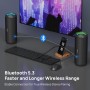 RIENOK Altavoz Bluetooth 5.3 30W Altavoz Inalámbrico Portátil Impermeable IPX7, Bass, Sonido Estéreo, Apoya Micro SD AUX