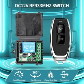 Interruptor de Control remoto inalámbrico RF 433Mhz, módulo DIY DC 12V