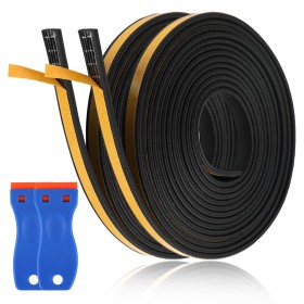 2 Piezas 3 Metros Cinta de Sellado para Placa de Cocción 9mmx2mm Junta de Sellado Vitroceramica Cinta Selladora Espuma Adhesiva