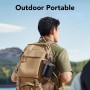 Altavoz Bluetooth Portátil Potente Inalámbrico con Luz LED, Bluetooth 5.4, 24 Horas, Graves Mejorados, 360° Sonido Estéreo,
