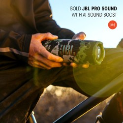 JBL Flip 7, Altavoz Bluetooth portátil inalámbrico Potente, 16h de batería, Resistente al Agua IP68, a Prueba de Polvo y caídas,
