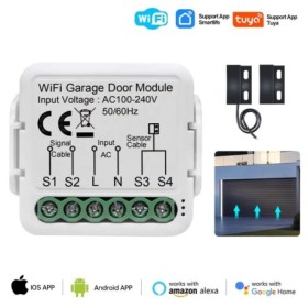 Controlador de apertura de puerta de garaje Tuya WiFi, interruptor de 