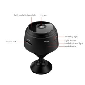 Cámara inalámbrica WiFi A9, Mini grabadora de vídeo, grabadora de voz,