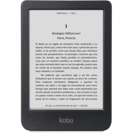 Kobo Clara BW | eReader | Pantalla táctil antirreflejos de 6” con ComfortLight Pro | Opción de Modo Oscuro | Audiolibros |