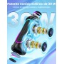 UOHHBOE - Altavoz Bluetooth Potente 30W, Bajos Profundos y Agudos Nítidos, Bluetooth 5.4, 30H Reproducción, IPX5 Impermeable,