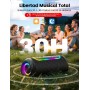 UOHHBOE - Altavoz Bluetooth Potente 30W, Bajos Profundos y Agudos Nítidos, Bluetooth 5.4, 30H Reproducción, IPX5 Impermeable,