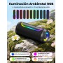 UOHHBOE - Altavoz Bluetooth Potente 30W, Bajos Profundos y Agudos Nítidos, Bluetooth 5.4, 30H Reproducción, IPX5 Impermeable,