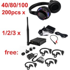 Auriculares de discoteca silenciosos al por mayor competitivos Paquete