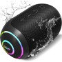 RIENOK S4 Altavoz Bluetooth Portátil Bluetooth 5.3 Potente Impermeable IPX7 Pequeño Inalámbrica Emparejamiento Estéreo Apoya