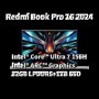Xiaomi-ordenador portátil Redmi Book Pro 16, 2024, Intel Core Ultra 7,