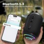 RIENOK S4 Altavoz Bluetooth Portátil Bluetooth 5.3 Potente Impermeable IPX7 Pequeño Inalámbrica Emparejamiento Estéreo Apoya