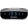 Aiwa CR-15: Radio Reloj Despertador, Pequeño, con función Snooze & Sleep, Despertador por Radio o Alarma