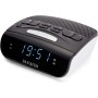 Aiwa CR-15: Radio Reloj Despertador, Pequeño, con función Snooze & Sleep, Despertador por Radio o Alarma