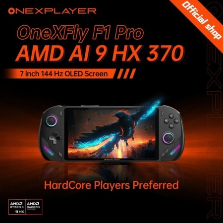 OneXPlayer OneXFly F1 Pro AMD 8840U AI 9 365 HX 370 OLED 144Hz 7 "pant