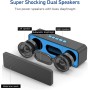 Sonkir Altavoz Bluetooth portátil, Altavoz inalámbrico Bluetooth 5.0 con Graves estéreo 3D Hi-Fi, batería incorporada de 1500