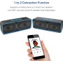 Sonkir Altavoz Bluetooth portátil, Altavoz inalámbrico Bluetooth 5.0 con Graves estéreo 3D Hi-Fi, batería incorporada de 1500