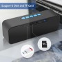 Sonkir Altavoz Bluetooth portátil, Altavoz inalámbrico Bluetooth 5.0 con Graves estéreo 3D Hi-Fi, batería incorporada de 1500