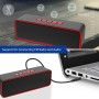 Sonkir Altavoz Bluetooth portátil, Altavoz inalámbrico Bluetooth 5.0 con Graves estéreo 3D Hi-Fi, batería incorporada de 1500