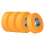 4 Rollos Cinta Carrocero Pintura,24 mm x 50 m Cinta de Carrocero para Pintar, Cinta Adhesiva de Pintor, Painters Masking