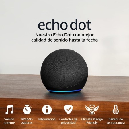 Echo Dot (Última generación) | Altavoz inteligente wifi y Bluetooth con Alexa, con sonido más potente y de mayor amplitud |