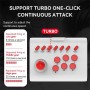 Genérico Arcade Fight Stick, Fighting Joystick Arcade Street Fighter Game Controller Compatible for Switch PS4 PS3 Ultimate