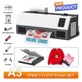 Impresora A3 XP600 DTF Impresora A3 DTF ImpresoraTransfer con horno pa