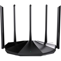 Tenda AC8 - Router WiFi AC1200, Doble Banda (5GHz/2.4GHz), WiFi Router Inalámbrico, Modo Punto de Acceso, 4 * 6dBi Antenas